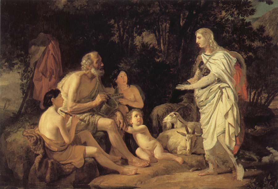 Erminla with the Shepherds